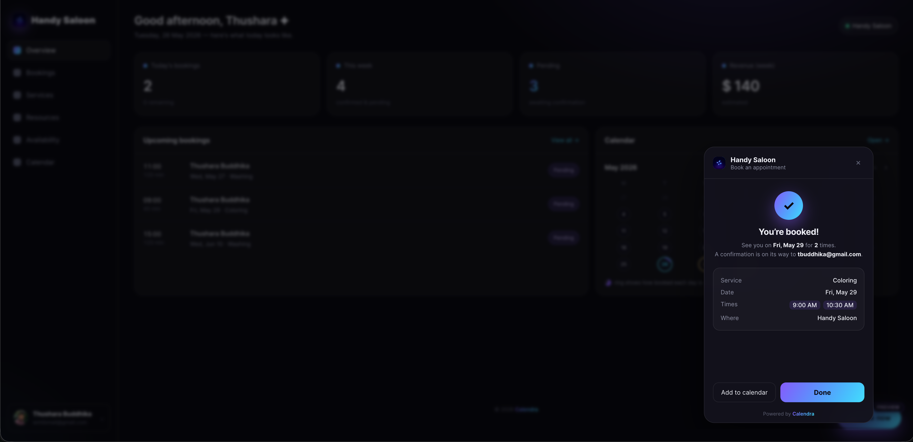 Calendra screenshot 5