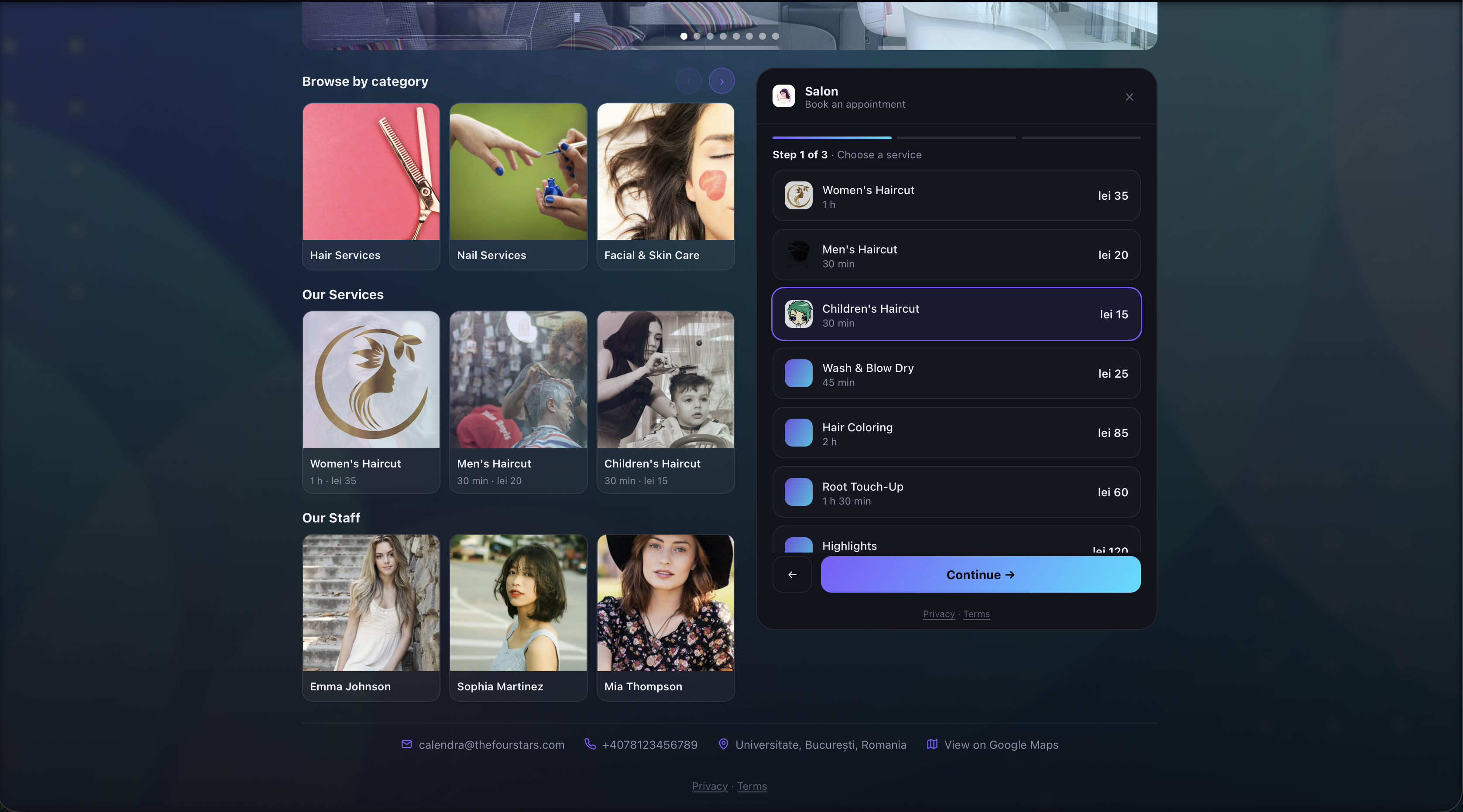 Calendra The Booking Widget screenshot 2