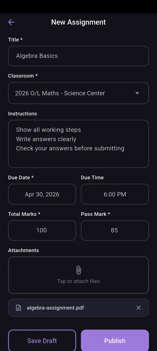 Tutora Assignments screenshot 9