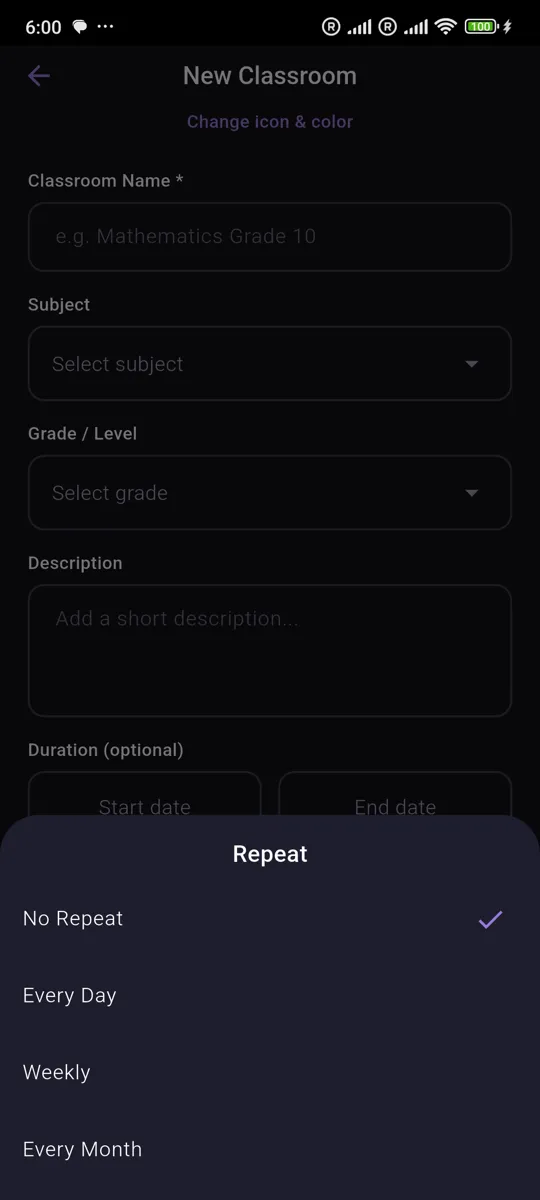 Tutora Attendance screenshot 1