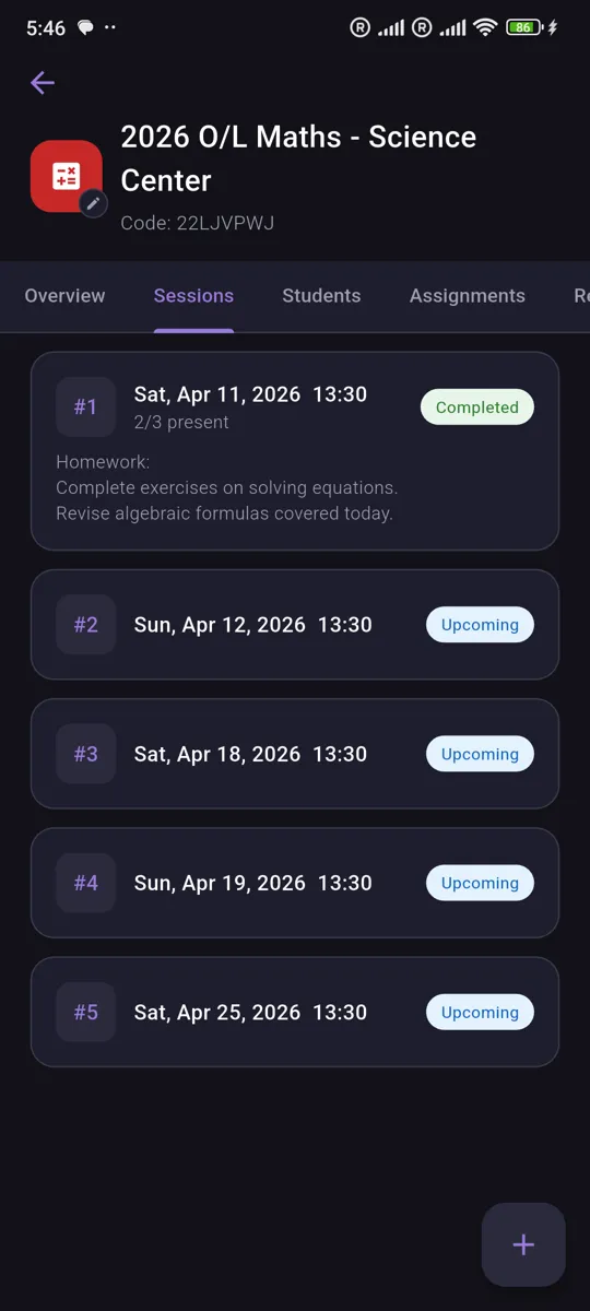 Tutora Attendance screenshot 10