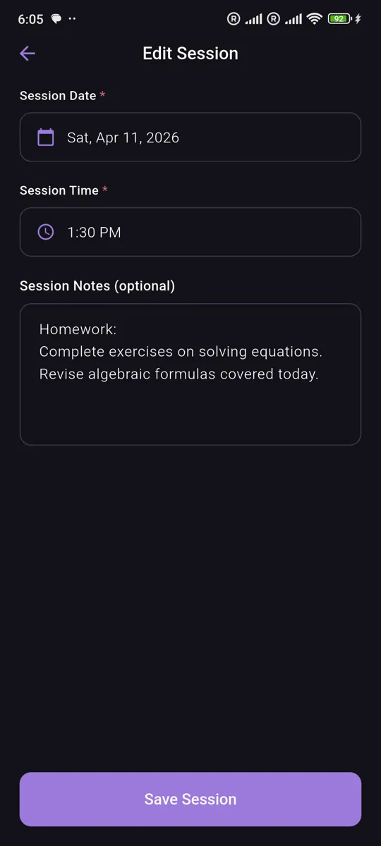 Tutora Attendance screenshot 11