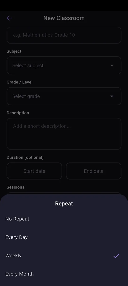 Tutora Attendance screenshot 4
