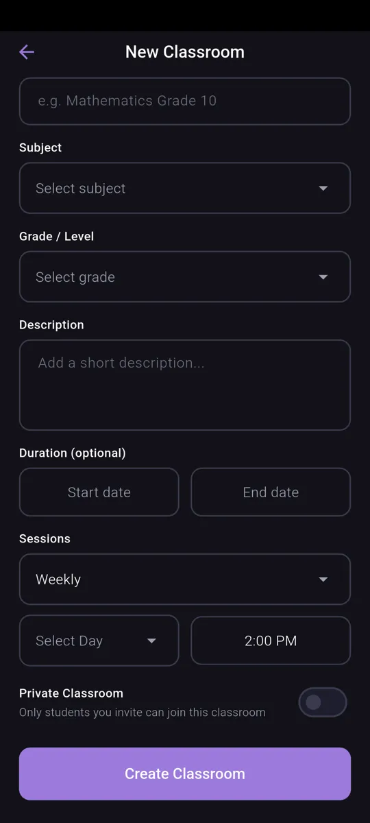 Tutora Attendance screenshot 5