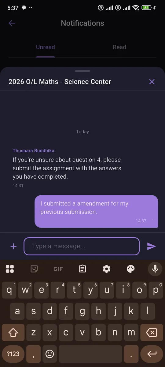 Tutora In-app Chat screenshot 4