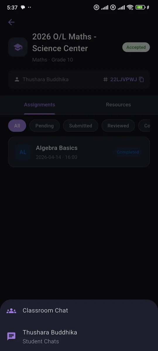 Tutora In-app Chat screenshot 5