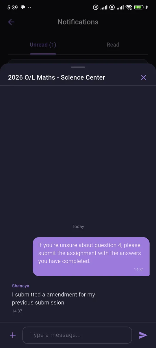 Tutora In-app Chat screenshot 8