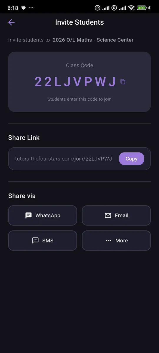 Tutora Classrooms screenshot 8
