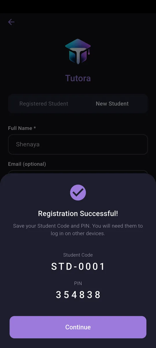 Tutora Login & Onboarding screenshot 4