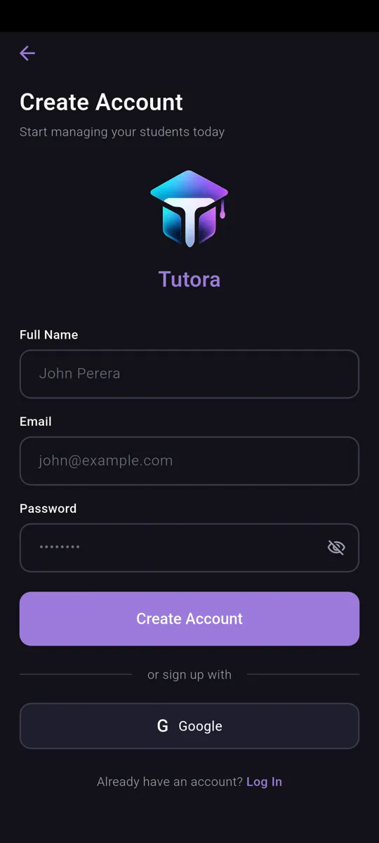 Tutora Login & Onboarding screenshot 5