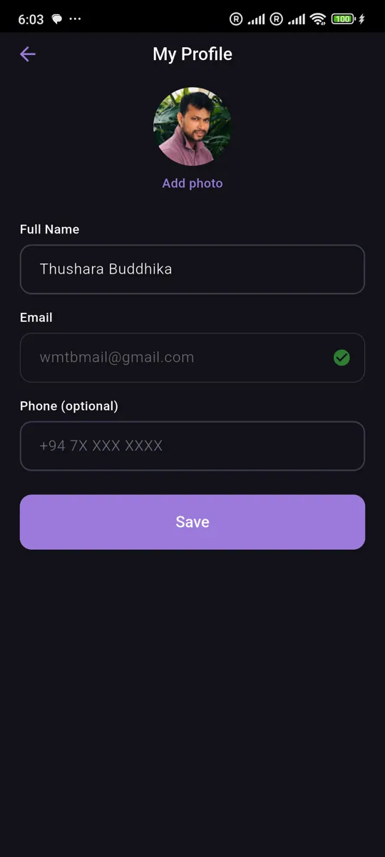Tutora Settings screenshot 2